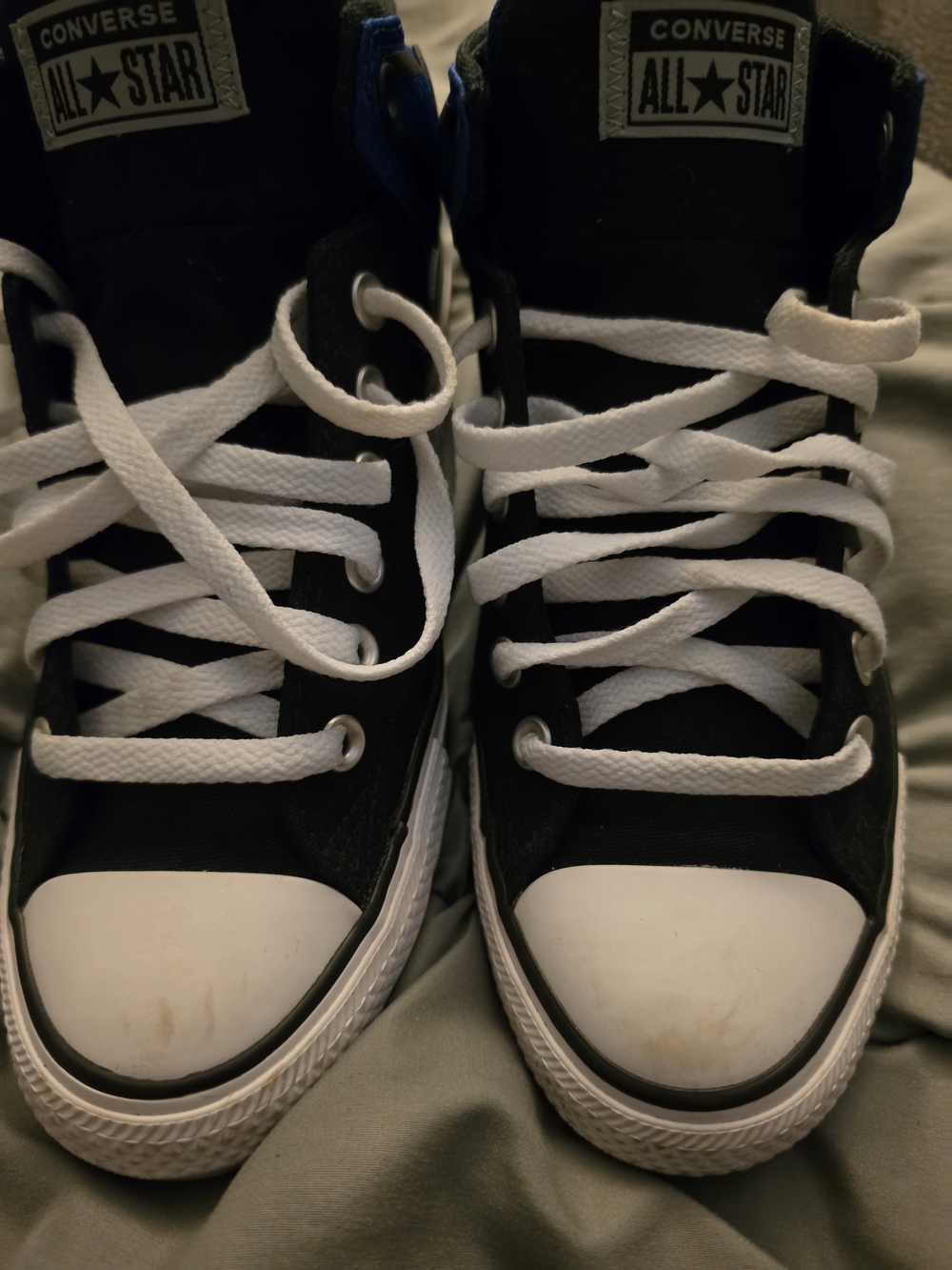 Converse Kids Black and White High-Top Sneakers